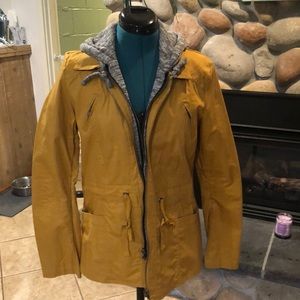 Yellow utility jacket